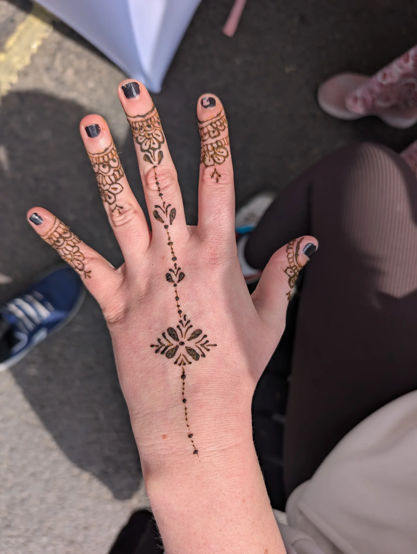 Mehndi design by Bibi Saira Hampshire henna artist