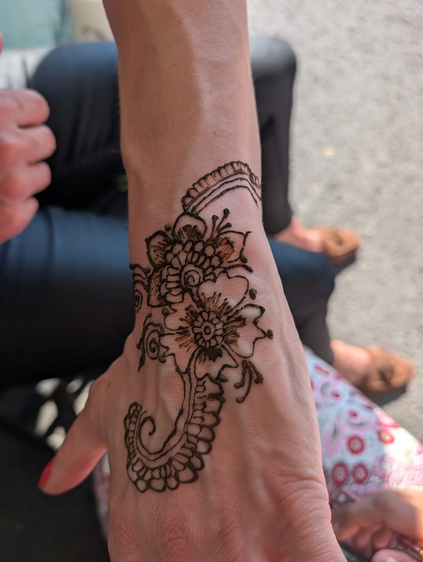 Mehndi design by Bibi Saira Hampshire henna artist